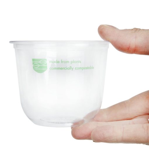 Vegware 96-Series Compostable PLA Deli Pots 12oz Pack of 1000 (FS173)