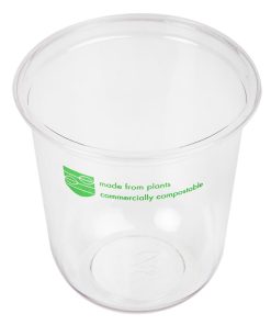 Vegware 96-Series Compostable PLA Deli Pots 16oz Pack of 1000 (FS174)