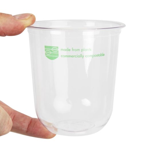 Vegware 96-Series Compostable PLA Deli Pots 16oz Pack of 1000 (FS174)