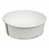 Vegware 185-Series Compostable Bon Appetit Wide PLA-lined Paper Food Bowls 32oz Pack of 300 (FS177)