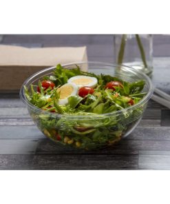 Vegware 185-Series Compostable Bon Appetit Wide PLA Salad Bowls 32oz Pack of 300 (FS181)