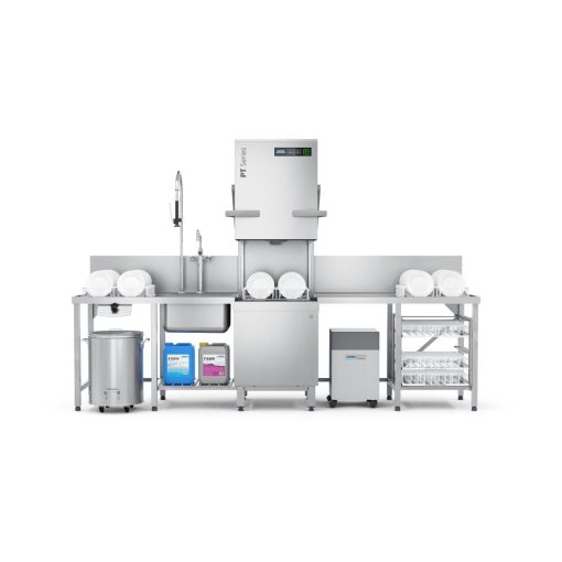 Winterhalter Pass Through Dishwasher PT-M Energy- with Water Softener and IDD (FT527)
