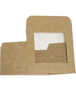 Fiesta Recyclable Bloomer Box with PET Window 70x125mm Pack of 500 (FT652)