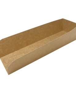 Fiesta Recyclable Hot Dog Tray Large 50x75mm Pack of 500 (FT663)