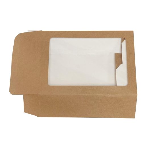 Fiesta Recyclable Platter Box with PET Window Pack of 25 (FT672)