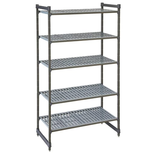 Cambro Camshelving Basics Plus Starter Unit 5 Tier With Vented Shelves 2140H x 1220W x 460D mm (FW642)