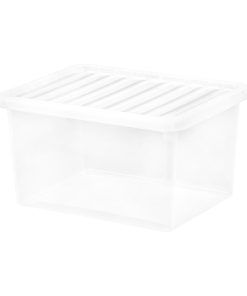 Wham Crystal Storage Box and Lid 37Ltr (FW889)