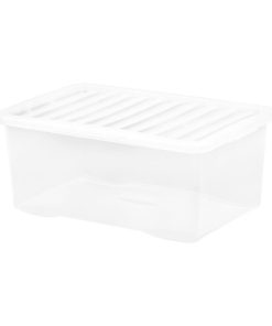 Wham Crystal Storage Box and Lid 45Ltr (FW890)