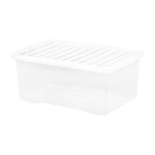 Wham Crystal Storage Box and Lid 45Ltr (FW890)