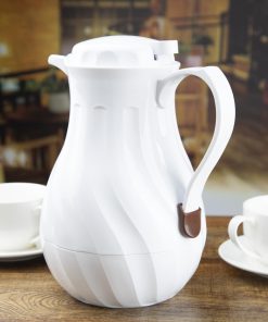 Olympia Insulated Swirl Jug White 2Ltr (GL971)