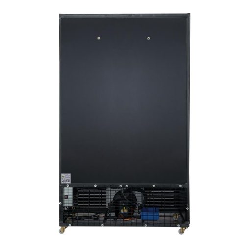 Polar G-Series Upright Hinged Door Display Cooler with Light Box 950Ltr Black (GM813)