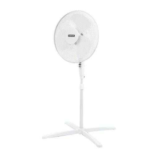 Status 16 Oscillating White Stand Fan (GR389)