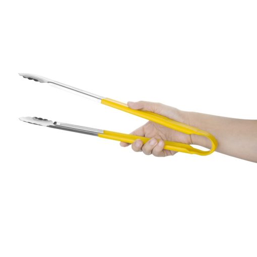 Hygiplas Colour Coded Serving Tong Yellow 405mm (HC855)
