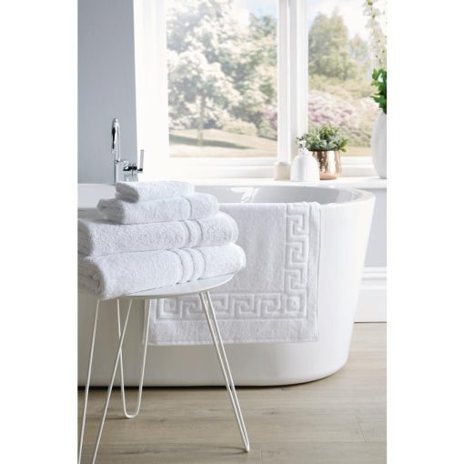 Eco Towel White Face Cloth - 30x30cm Pack of 10 (HD217)