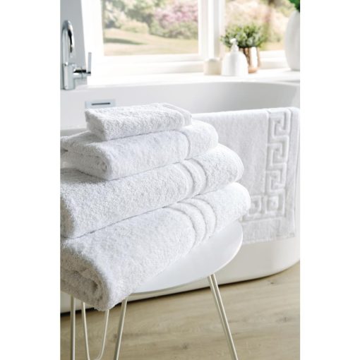 Eco Towel White Face Cloth - 30x30cm Pack of 10 (HD217)