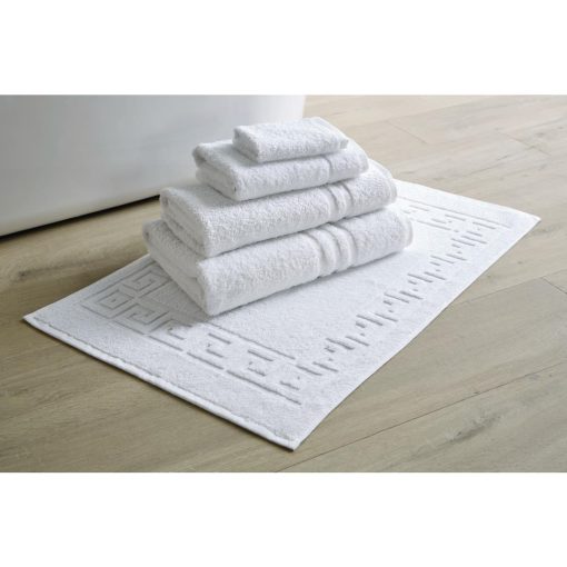 Eco Towel White Face Cloth - 30x30cm Pack of 10 (HD217)