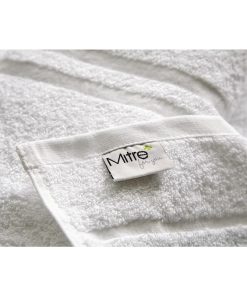 Eco Towel White Face Cloth - 30x30cm Pack of 10 (HD217)