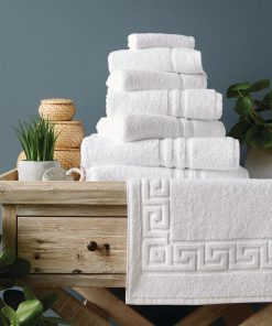 Eco Towel White Face Cloth - 30x30cm Pack of 10 (HD217)