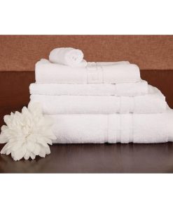 Eco Towel White Face Cloth - 30x30cm Pack of 10 (HD217)