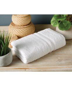 Eco Towel - White Bath Towel - 70x137cm (HD219)