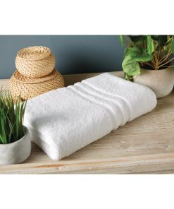 Eco Towel - White Bath Sheet - 100x150cm (HD220)