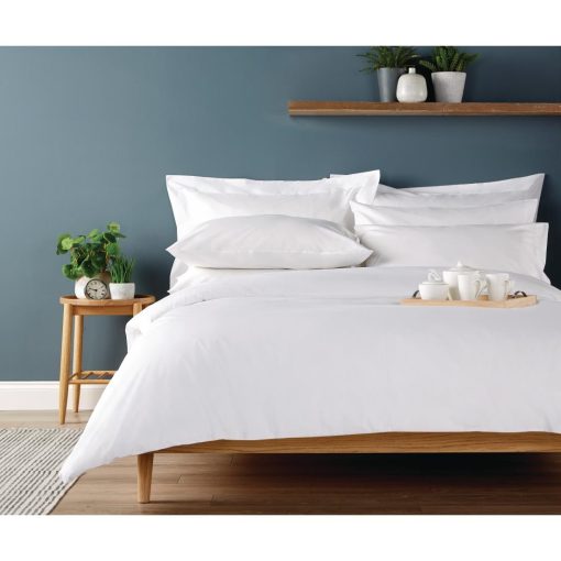 Eco Open Duvet Cover White Single (HD223)