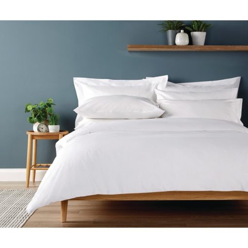 Eco Open Duvet Cover White King (HD225)