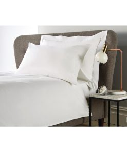 Eco Linen - Pillowcase White - Housewife 52x78cm Pack of 2 (HD227)