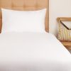 Eco Fitted Sheet White Single (HD229)