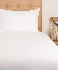 Eco Fitted Sheet White Double (HD230)