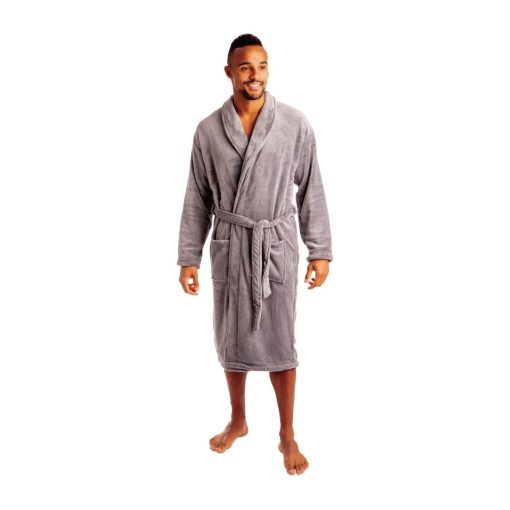 Comfort Vienna Bathrobe Grey (HD237)