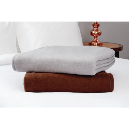 Comfort Fleece Blanket Chocolate (HD345)