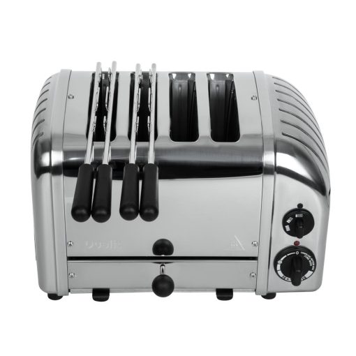 Dualit 2 x 2 Combi Vario 4 Slice Toaster Stainless 42174 (L139)