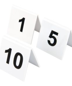 Plastic Table Numbers 1-10 (L981)