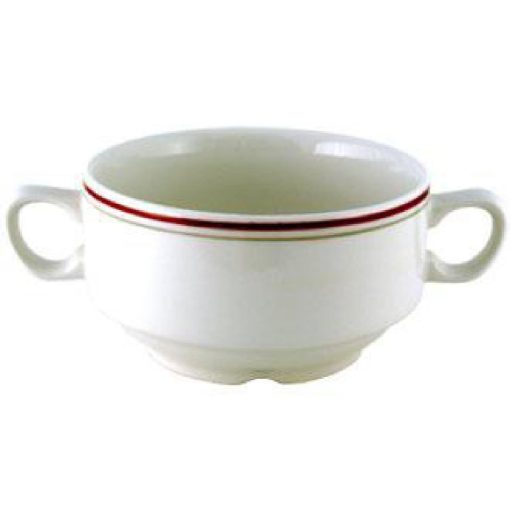 Churchill Nova Clyde Handled Soup Bowls 398ml Pack of 24 (M055)