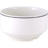 Churchill Classic Black Line Soup Bowls 398ml Pack of 24 (P697)