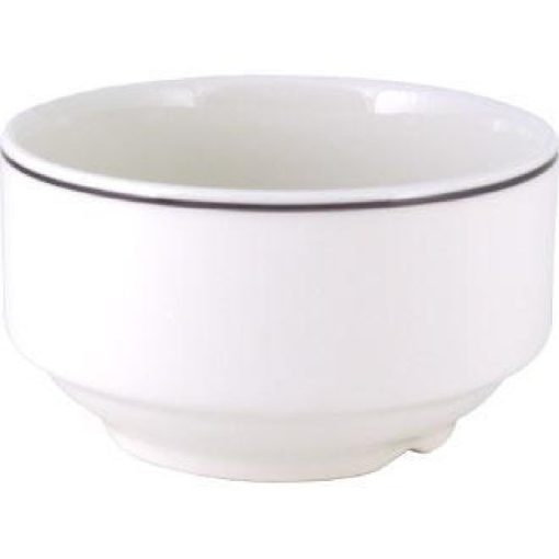 Churchill Classic Black Line Soup Bowls 398ml Pack of 24 (P697)