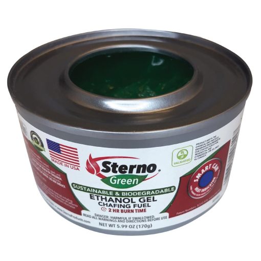 Sterno Green Ethanol Gel Chafing Fuel 2 Hour Pack of 72 (SA607)