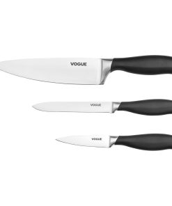 Vogue Prep Like A Pro 3-Piece Soft-Grip Knife Set (SA613)