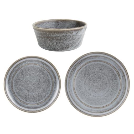 Olympia Cavolo Serve Like A Pro 18-Piece Charcoal Dusk Dinner Set (SA623)