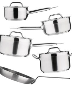 Nisbets Essentials Cook Like A Pro 5-Piece Cookware Set (SA690)