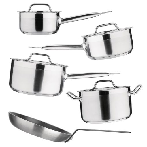 Nisbets Essentials Cook Like A Pro 5-Piece Cookware Set (SA690)