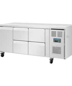 Polar U-Series Single Door and 4 Drawer Counter Fridge 358Ltr (UA020)