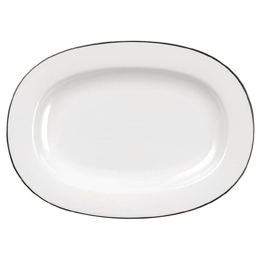 Churchill Alchemy Mono Oval Dishes 207mm Pack of 12 (W564)