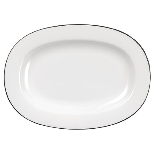 Churchill Alchemy Mono Oval Dishes 280mm Pack of 6 (W565)
