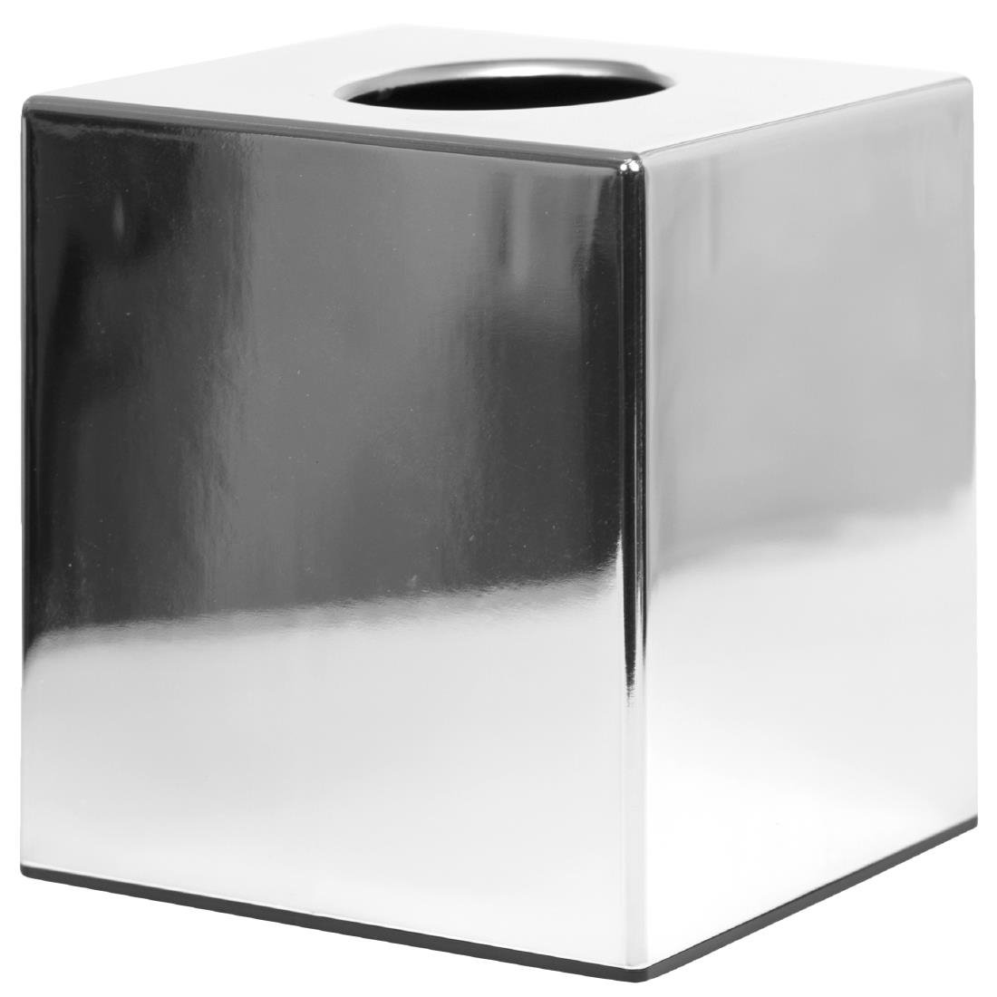 Bolero Chrome Cube Tissue Holder (CC493)