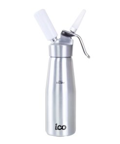 ICO Aluminium Whipped Cream Dispenser Silver 500ml (CH036)