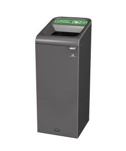 Rubbermaid Configure Recycling Bin with Mixed Recycling Label Green 57Ltr (CX960)