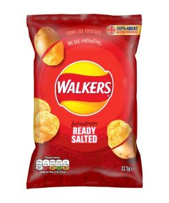Walkers Ready Salted Flavour Crisps 32-5g Pack of 32 (CZ704)