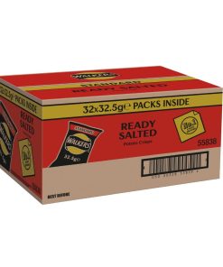 Walkers Ready Salted Flavour Crisps 32-5g Pack of 32 (CZ704)